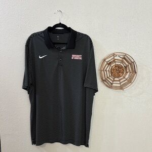 Nike Stadium University of Houston Striped Polo Size XL